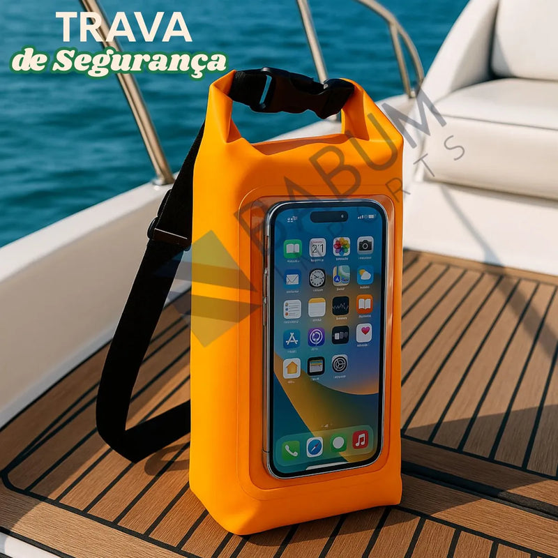 Saco estanque impermeável 2L com visor transparente