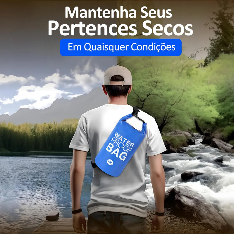 Saco Estanque Prova Agua 10 Litros Mochila Impermeável Bag