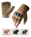 Luva tática meio dedo