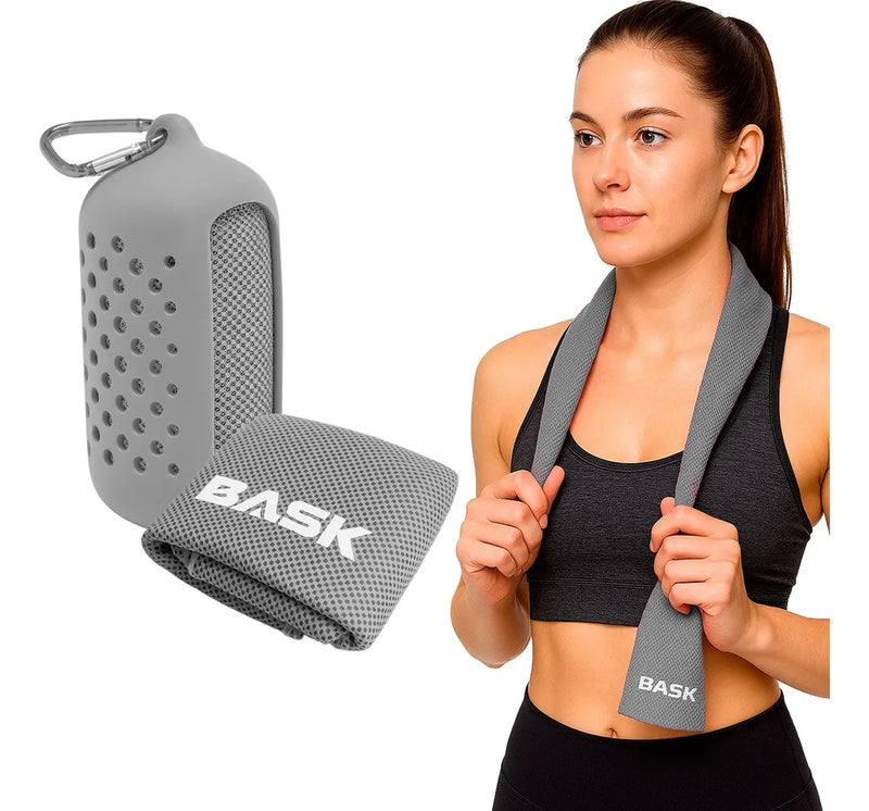 Toalha Refrescante Multifuncional Esportes 90x30cm Com Bolsa