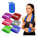 Toalha Refrescante Multifuncional Esportes 90x30cm Com Bolsa