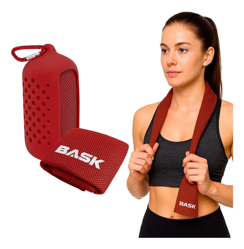 Toalha Refrescante Multifuncional Esportes 90x30cm Com Bolsa