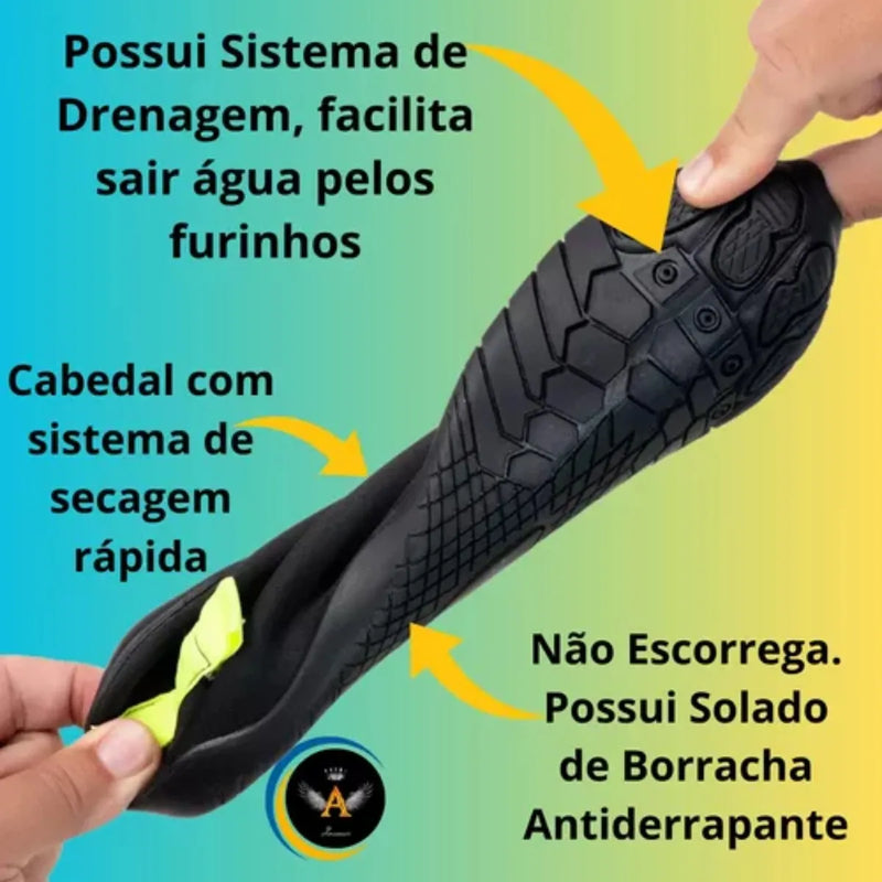 Sapatilha Aquática Tênis Híbrido Unissex